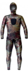 PoloSub lined Open Cell Brown Camo Womens Wetsuit 5.5mm