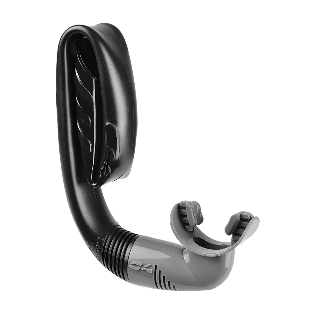 cigarette snorkel Cressi Tino Set A Sight for Sport Eyes supporting uninterrupted use during dives or surface swims C4 Scirocco Snorkel - American