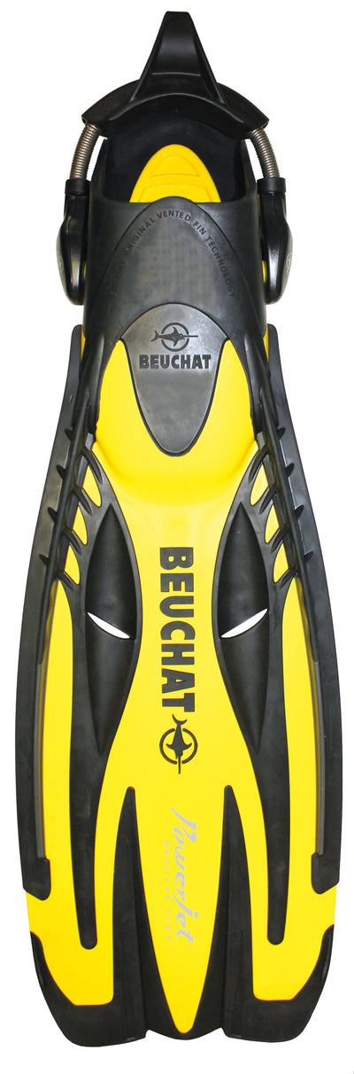 Beuchat Power Jet fins with spring straps - Regular or Power Flex