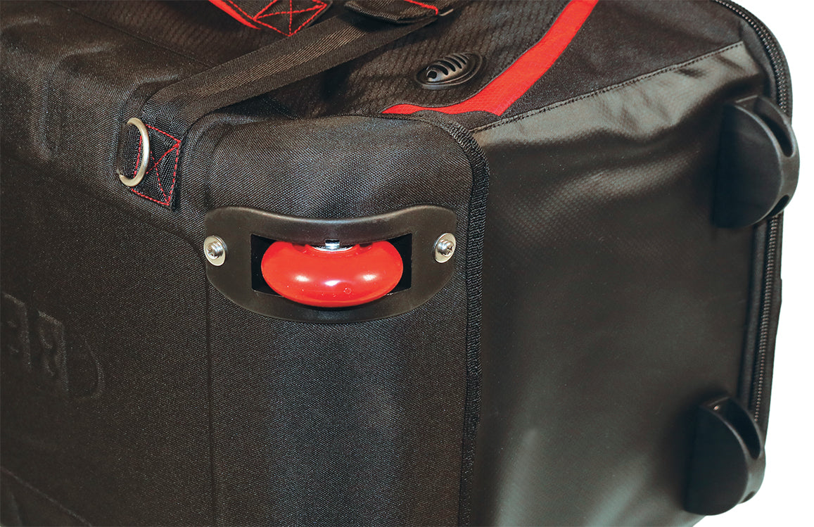BEUCHAT Voyager Cabin Sac à Roulettes Mixte 53x38x23cm - Noir/Rouge - Ripstop Résistant
