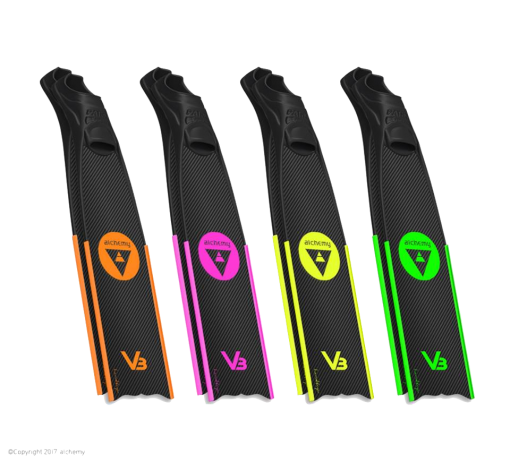 Alchemy V3-30 carbon fins (footpockets not included)