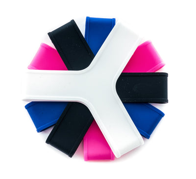 SpearPro Fin Keepers Silicone (Blue, black, white, pink)